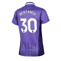 Camiseta Tottenham Hotspur Rodrigo Bentancur #30 Tercera Equipación Replica 2026-27 para mujer mangas cortas